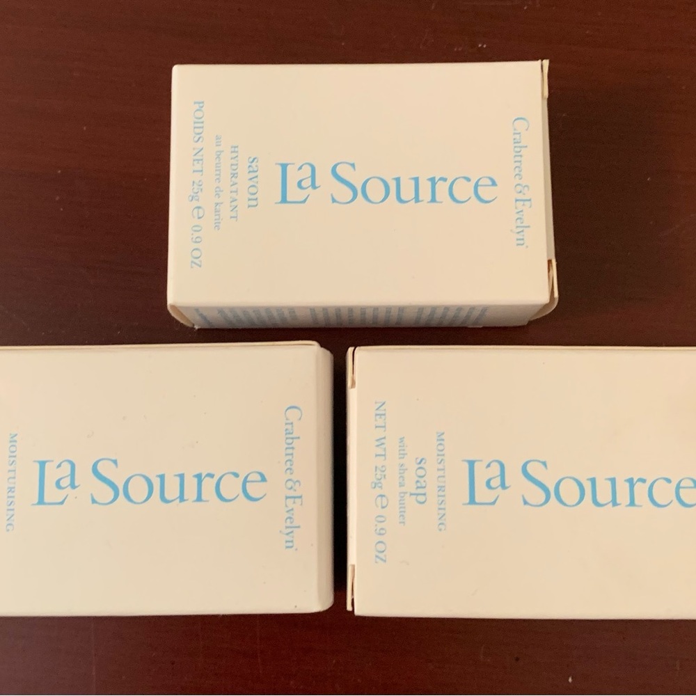 Crabtree and Evelyn La Source travel soaps